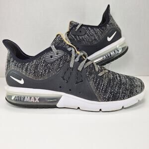 Nike Air Max Sequent 3 Black Running Sneakers Shoes 908993-011 Women's Size 9.5